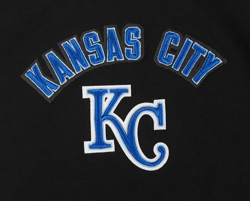 MLB KANSAS CITY ROYALS CLASSIC WOMEN'S RELAXED FIR RACERBACK (BLACK)